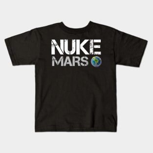 Nuke Mars shirt / Unisex tee /earth t shirt / NASA tee Kids T-Shirt